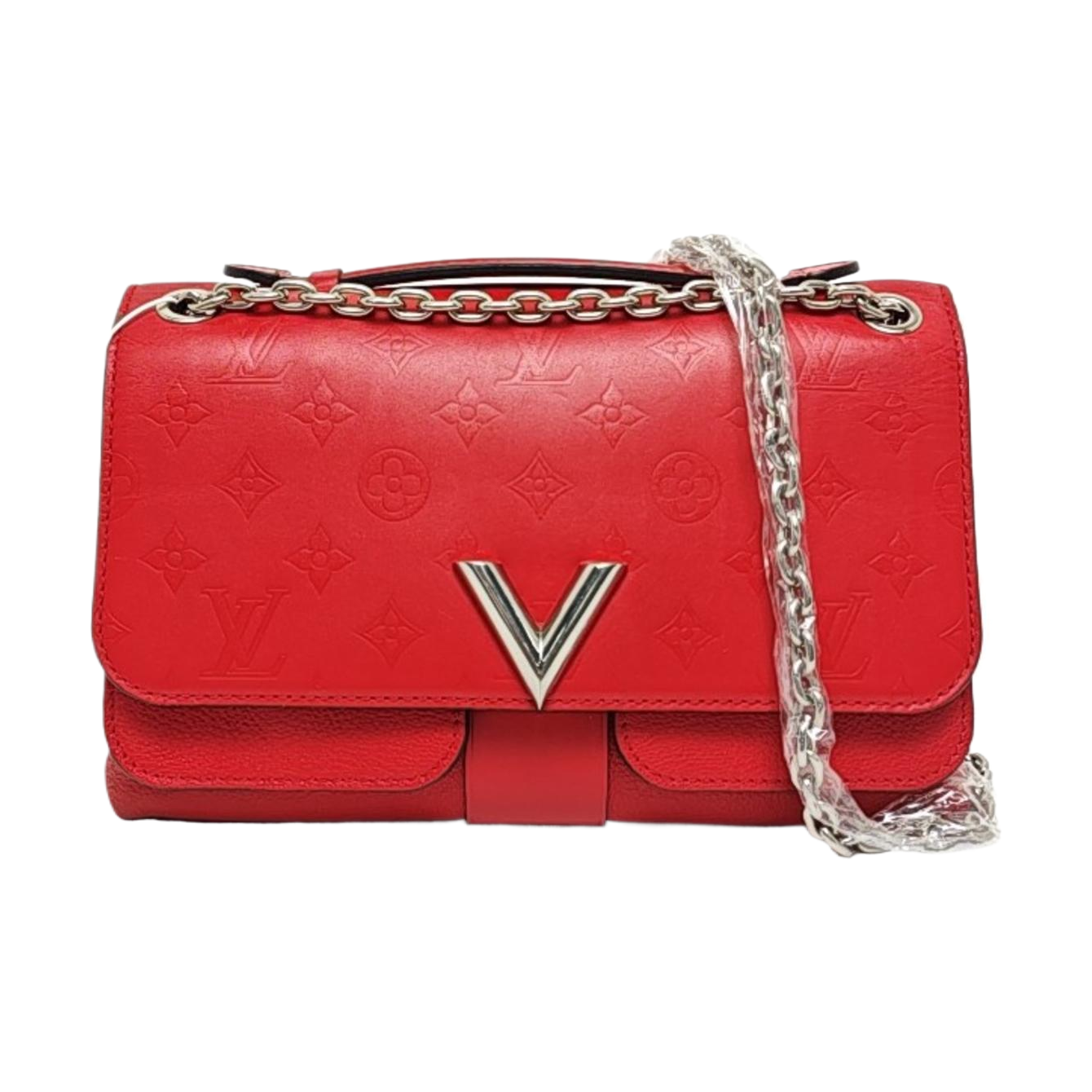 VERY Monogram Calfskin Red