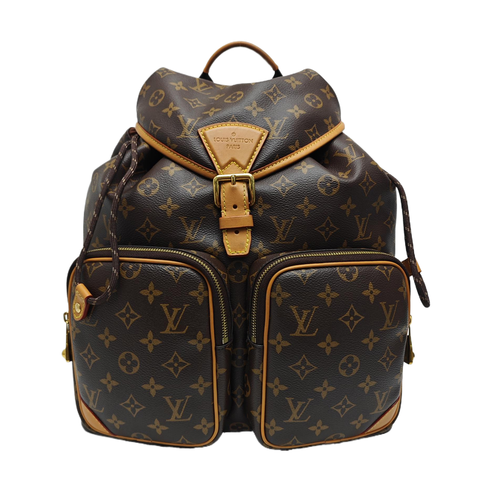 MONTSOURIS CARGO Monogram Coated Canvas Brown