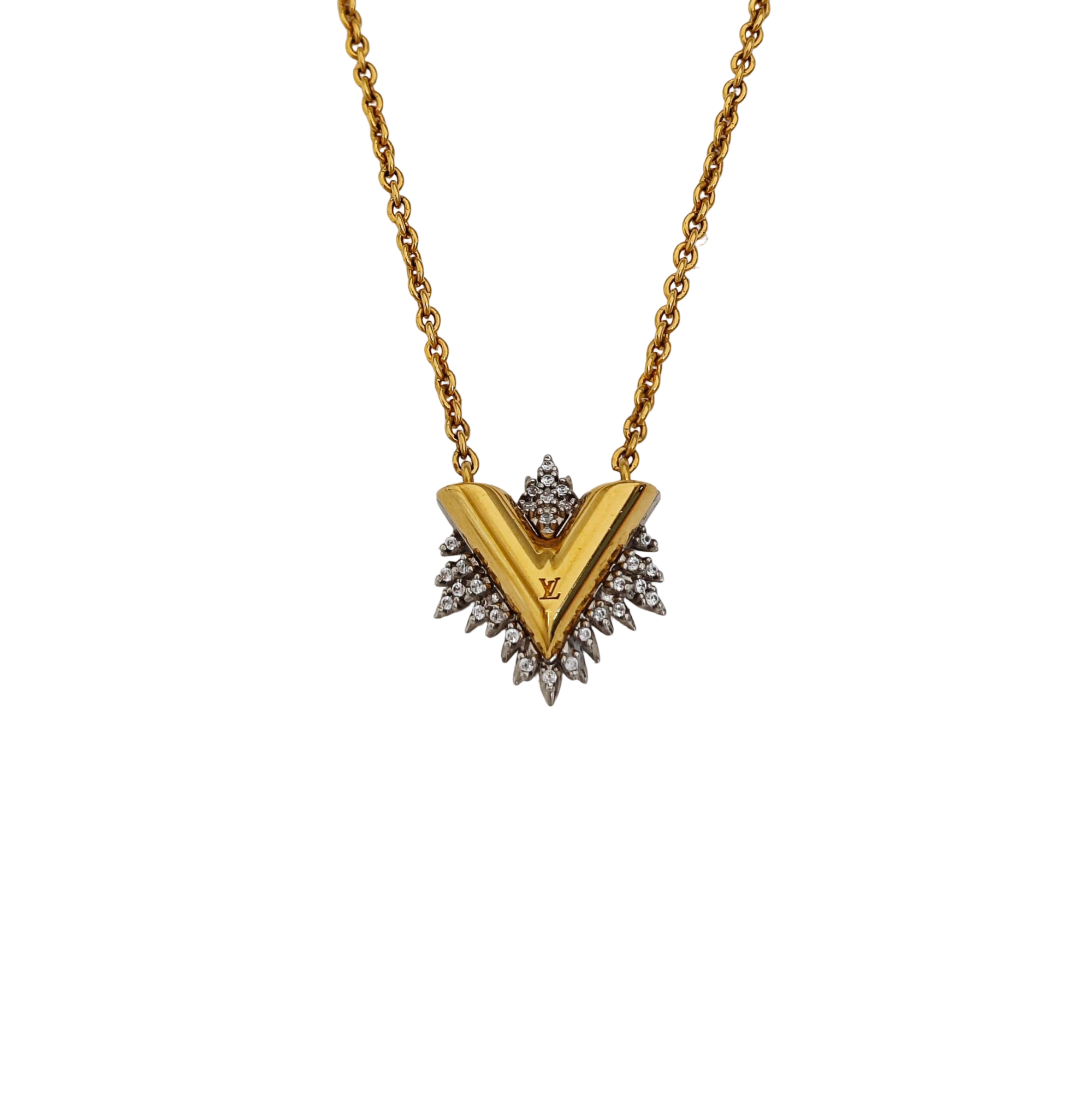 LV &amp; ME Metal Gold Necklace