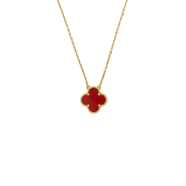 Vintage Alhambra 18k Gold Necklace