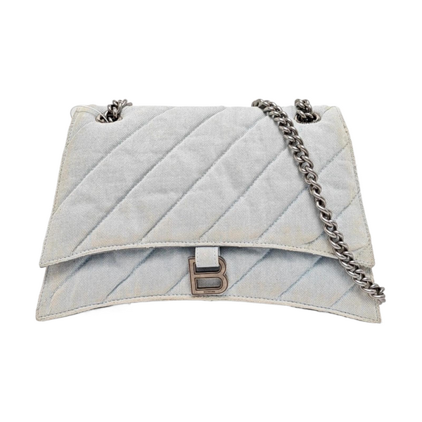Crush Medium Quilted Denim Blue