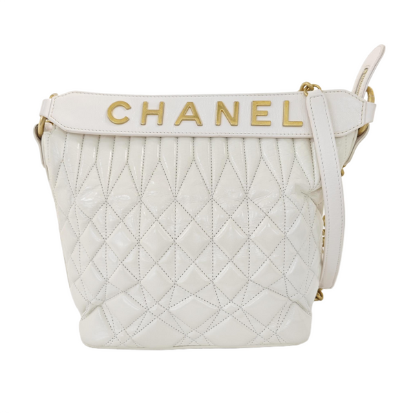 HOBO Quilted Calfskin White