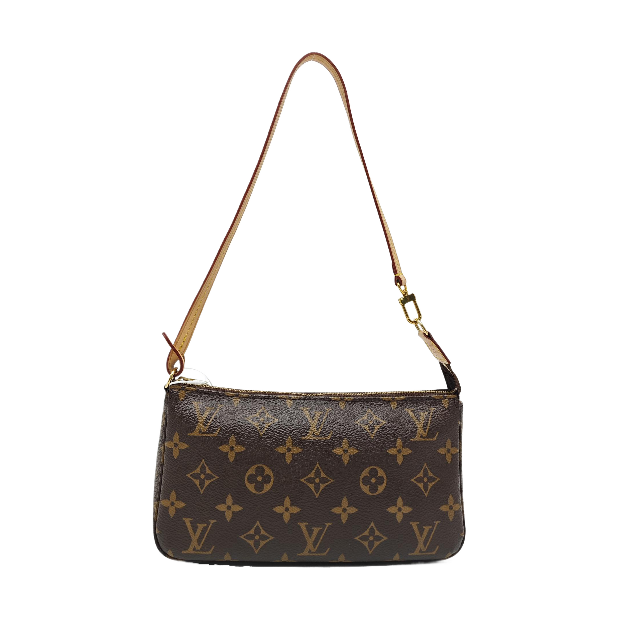 ACCESSOIRES GM Monogram Coated Canvas Brown