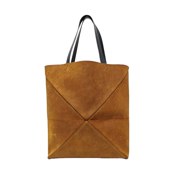 Puzzle Fold Suede Brown