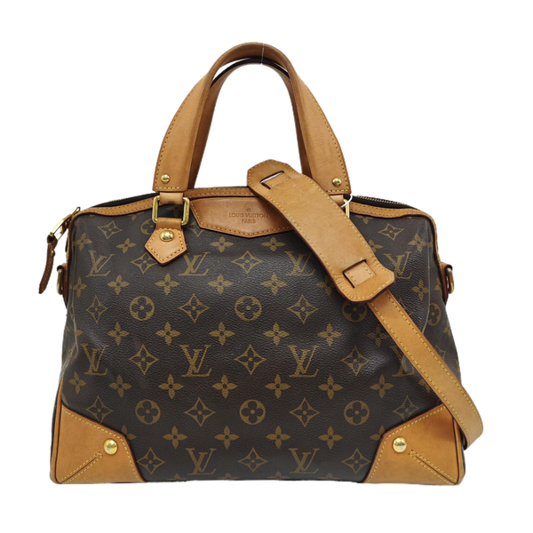 RETIRO NM Monogram Coated Canvas Brown