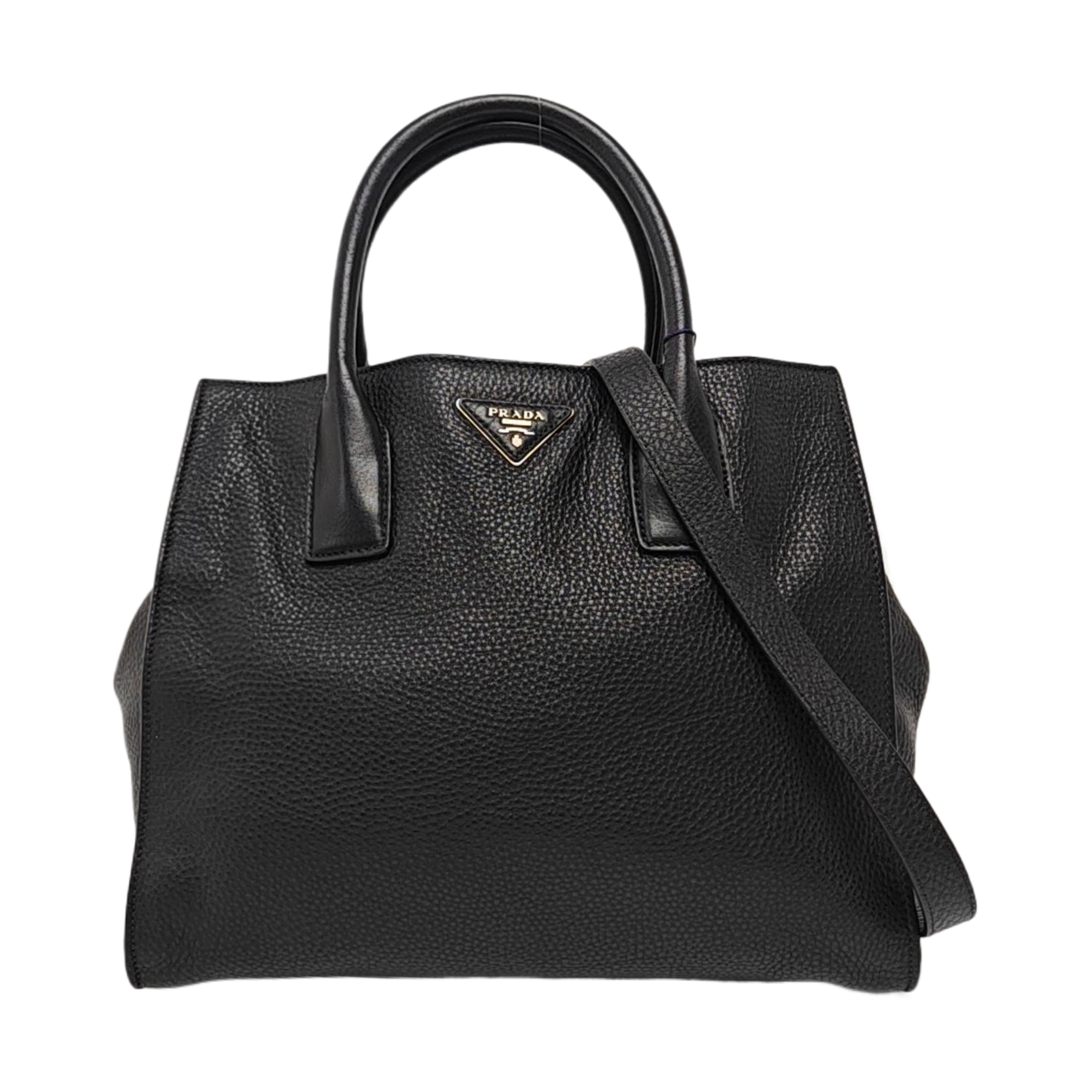 Calfskin Shoulder Bag Black
