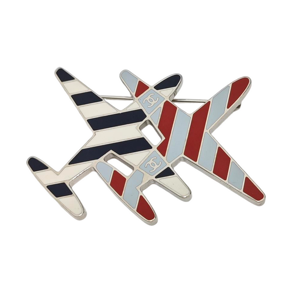 Metal Multicolor Brooch
