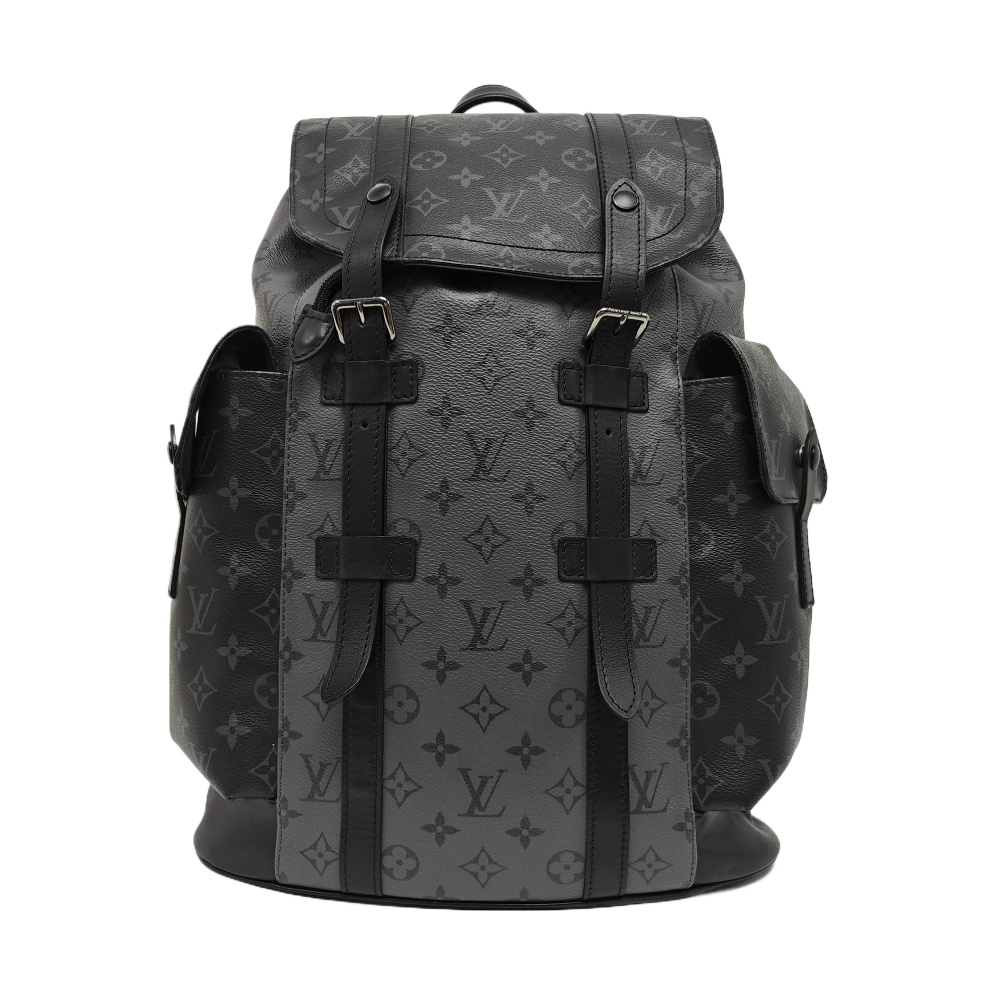 CHRISTOPHER MM Monogram Coated Canvas Gray