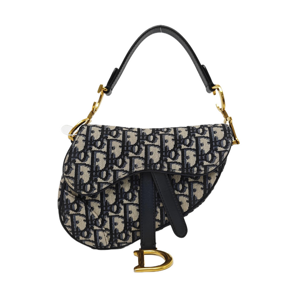Saddle Mini Oblique Fabric Blue
