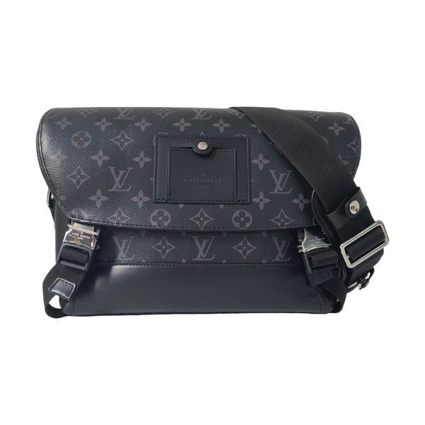 VOYAGER PM Monogram Coated Canvas Black