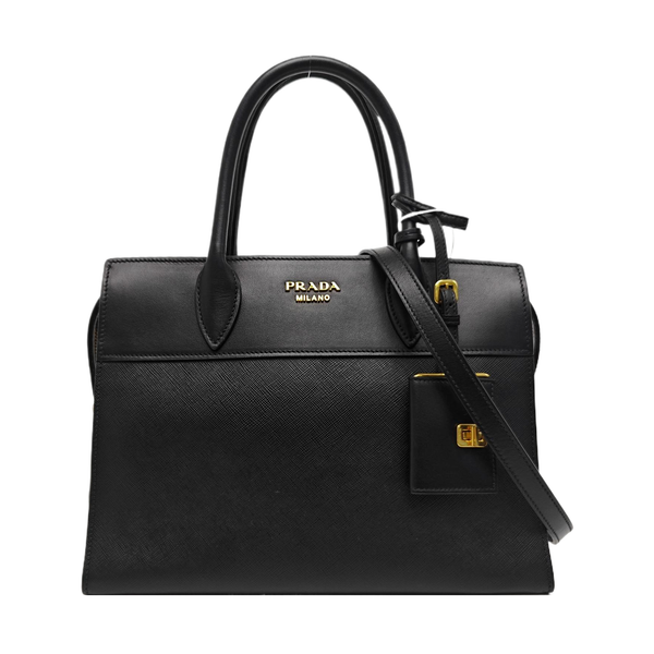 Esplanade Saffiano Calfskin Black