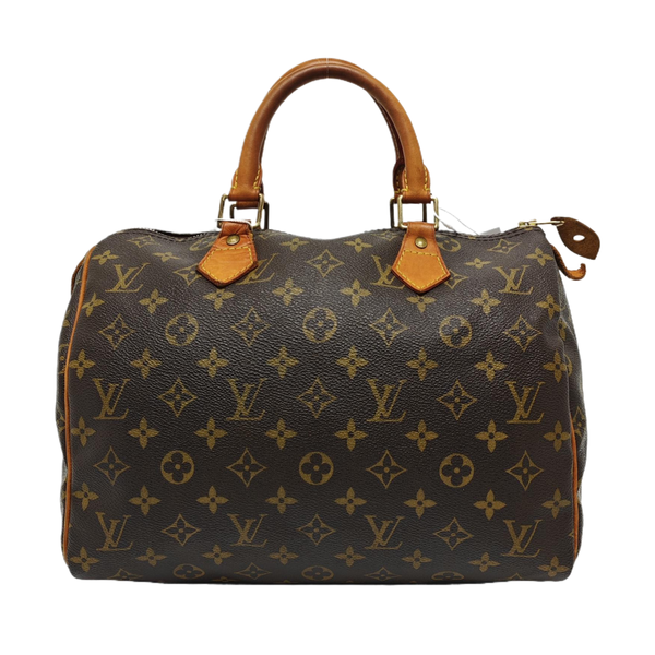 SPEEDY 30 Monogram Coated Canvas Brown