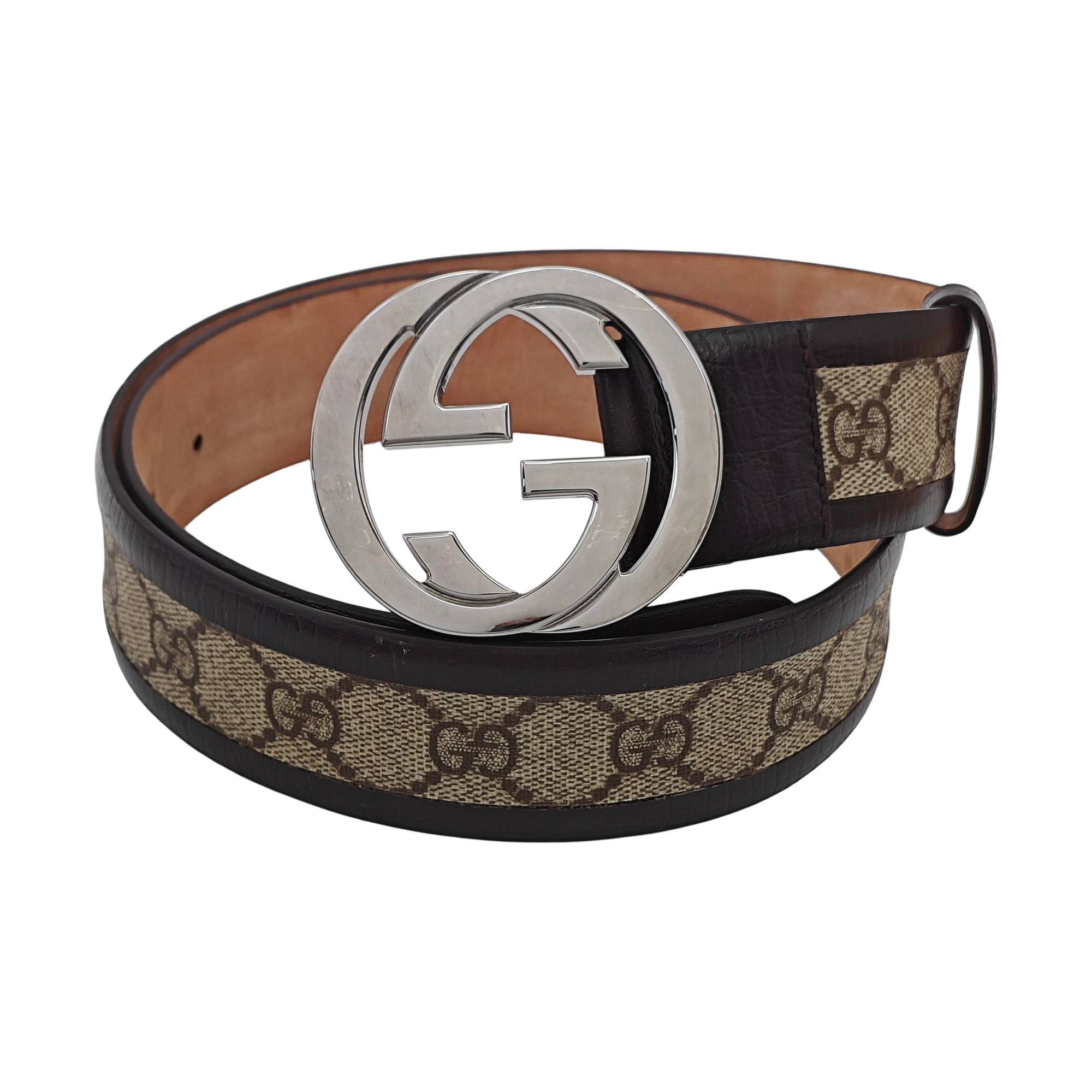 Leather Belt Beige