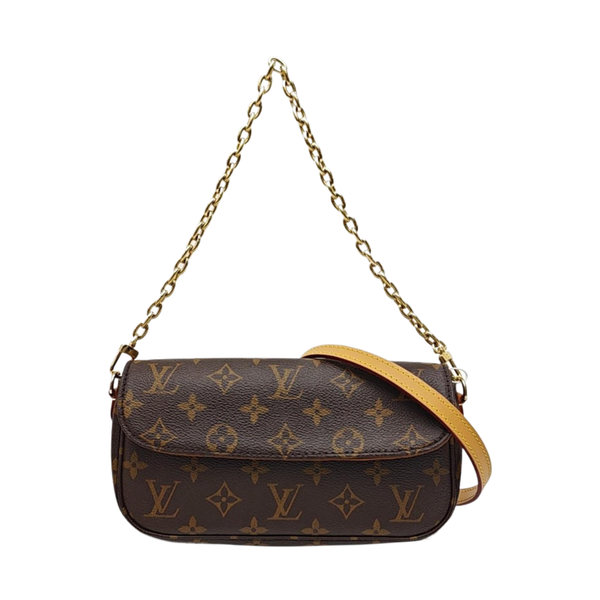 IVY Monogram Coated Canvas Brown