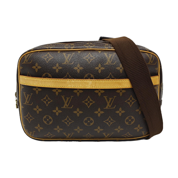 REPORTER PM Monogram Coated Canvas Brown