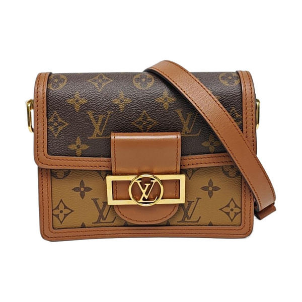 DAUPHINE Mini Coated Canvas Brown