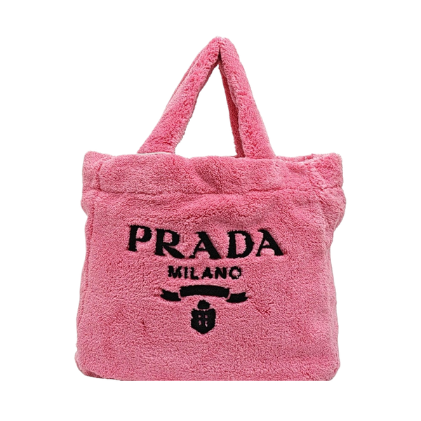 Wool Tote Bag Pink