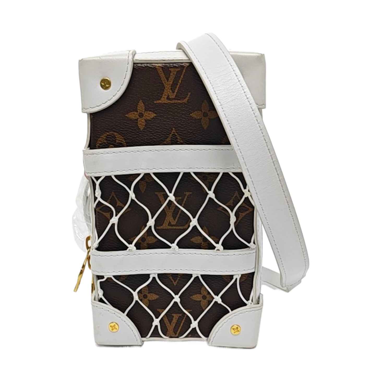 SOFT TRUNK Monogram Coated Canvas Brown