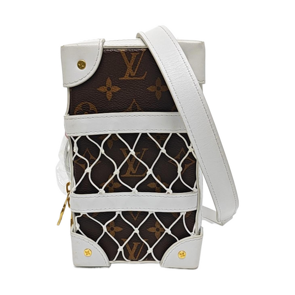 SOFT TRUNK Monogram Coated Canvas Brown
