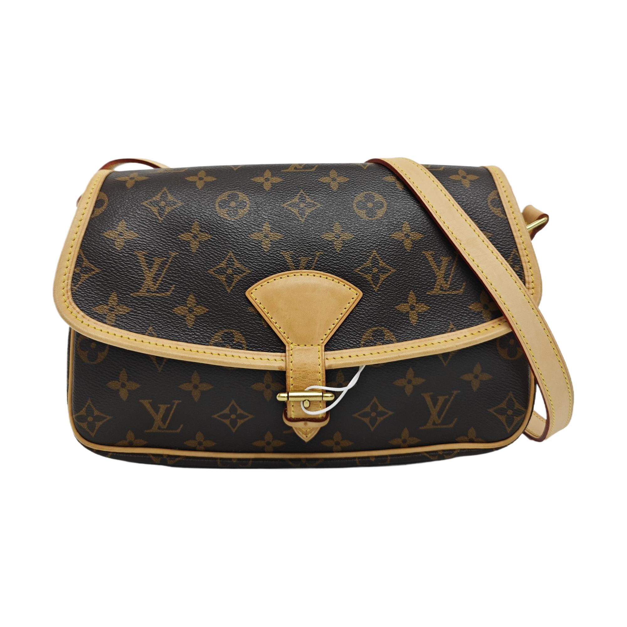 SOLOGNE PM Monogram Coated Canvas Brown