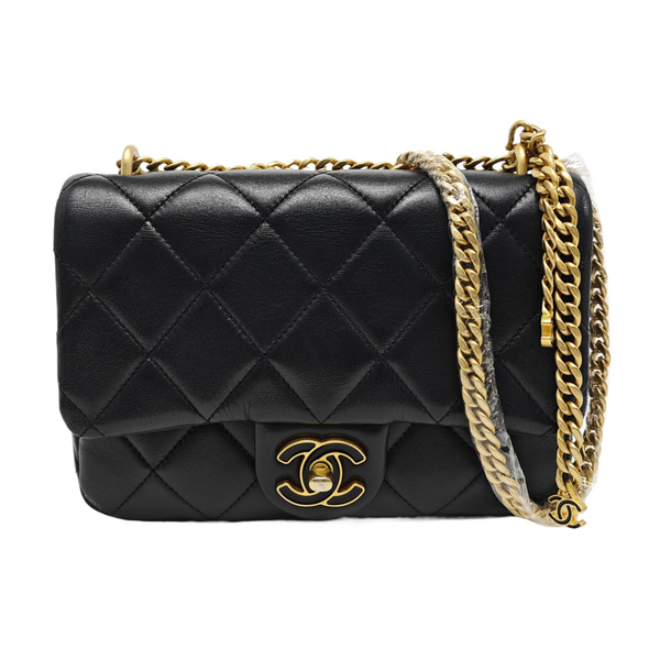 CLASSIC FLAP Mini Quilted Lambskin Black