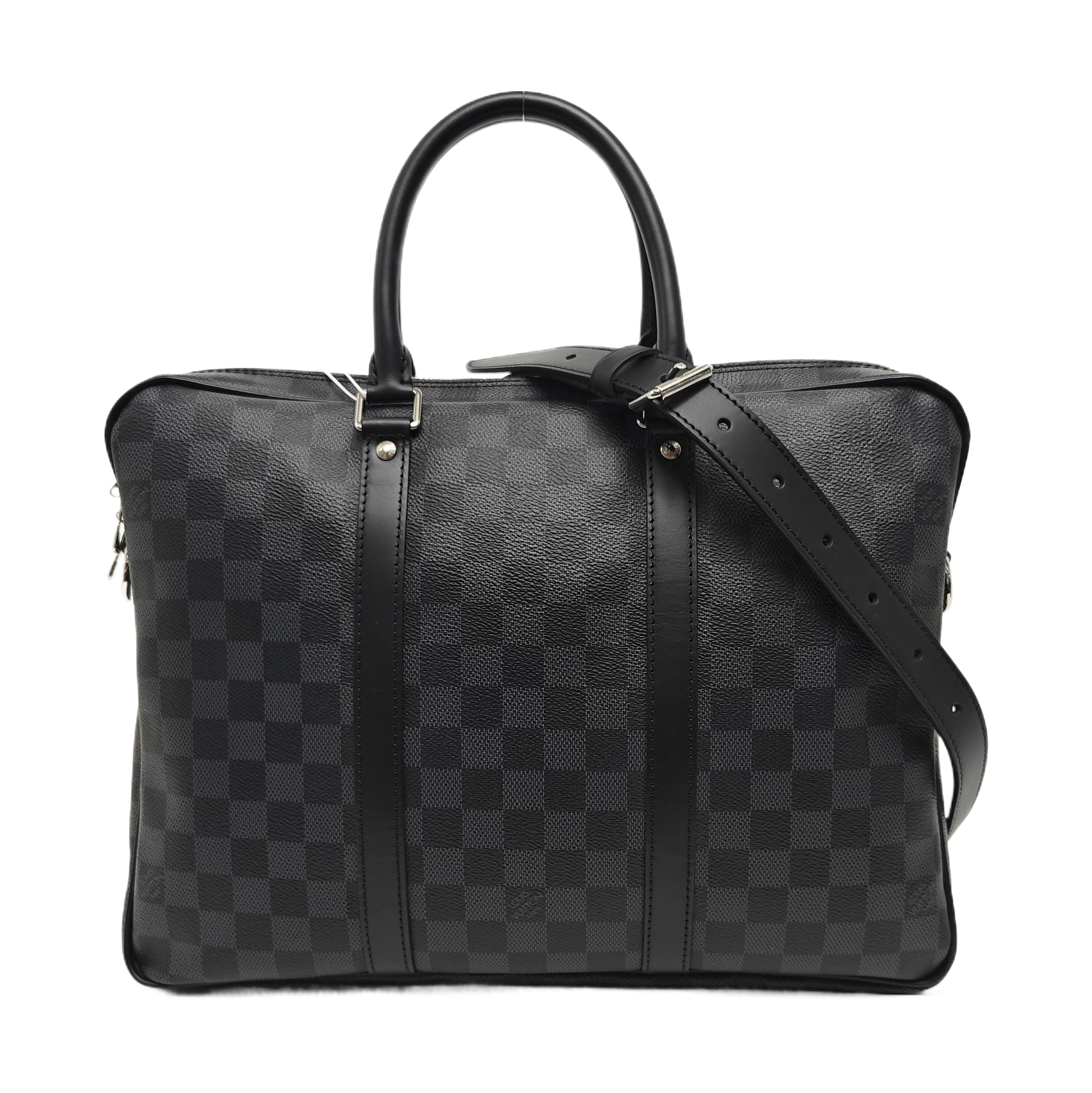 PORTE-DOCUMENTS PM Damier Graphite Coated Canvas Black