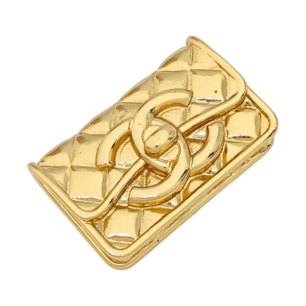 Metal Gold Brooch