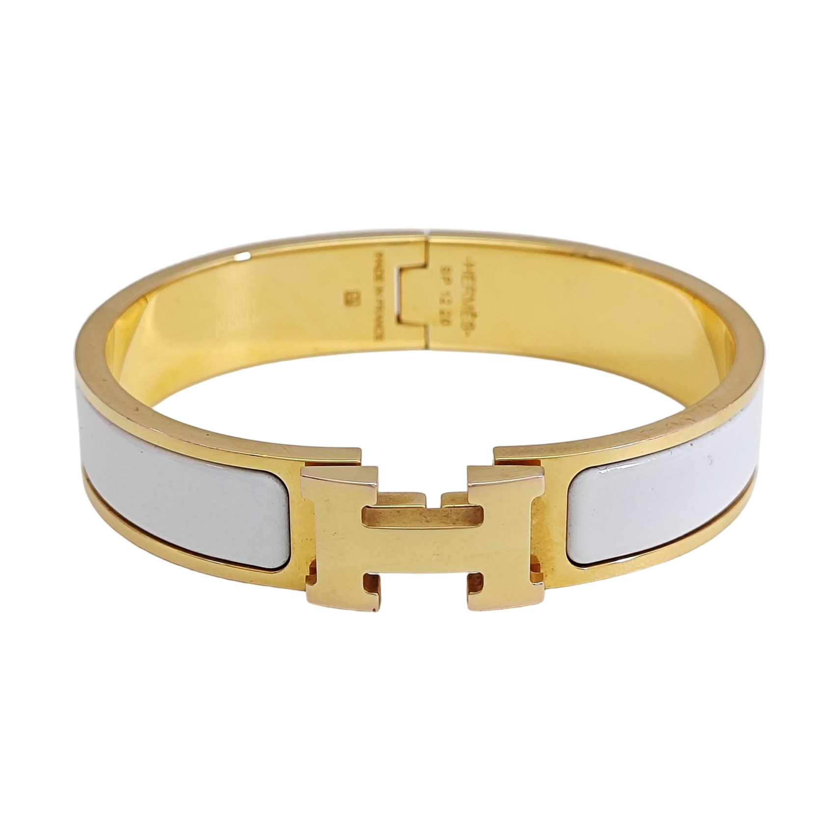 Clic H Metal Gold Bangle