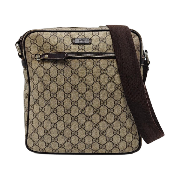GG Supreme Monogram Coated Canvas Black
