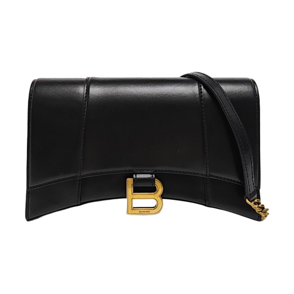 Hourglass S Calfskin Black