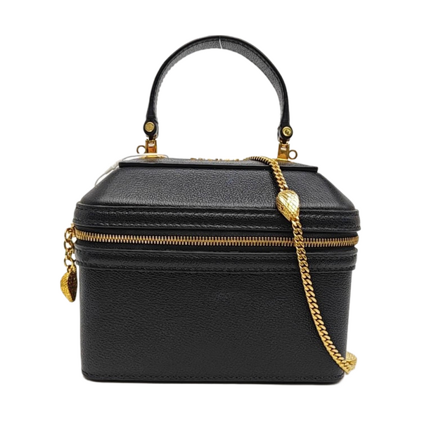 Calfskin Shoulder Bag Black