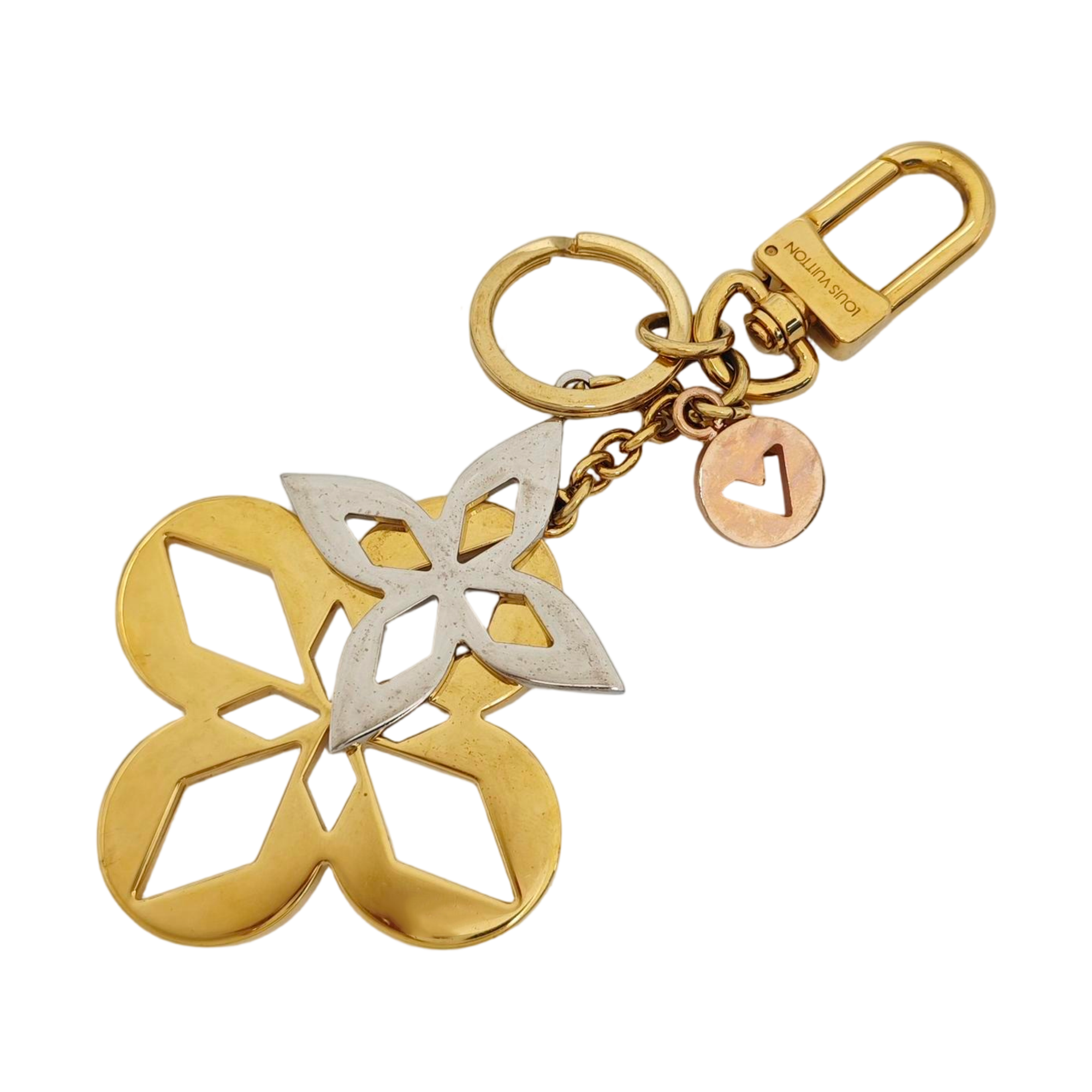 Metal Bag Charm Gold