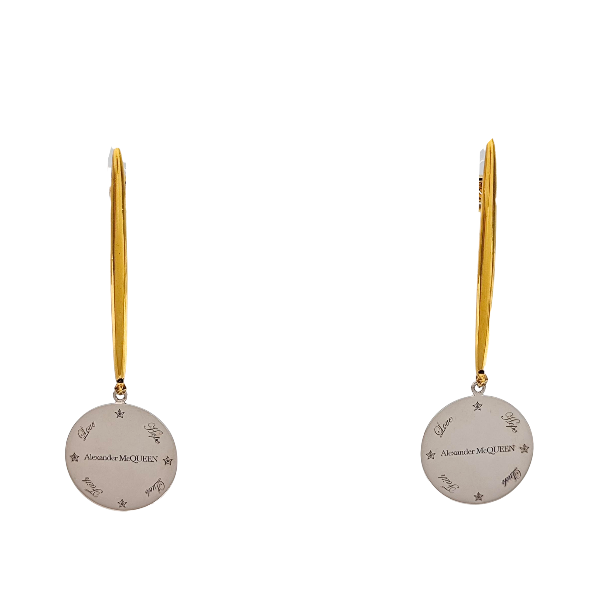 Metal Gold Earrings