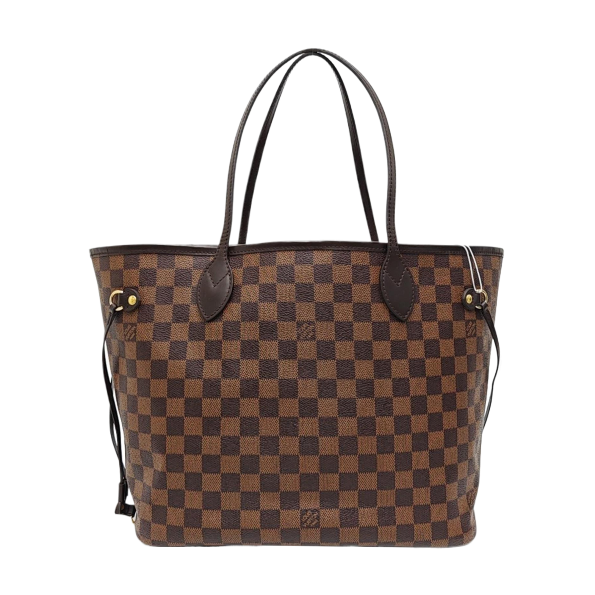 NEVERFULL MM Damier Ebene Coated Canvas Brown
