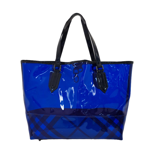 Plastic Shoulder Bag Blue