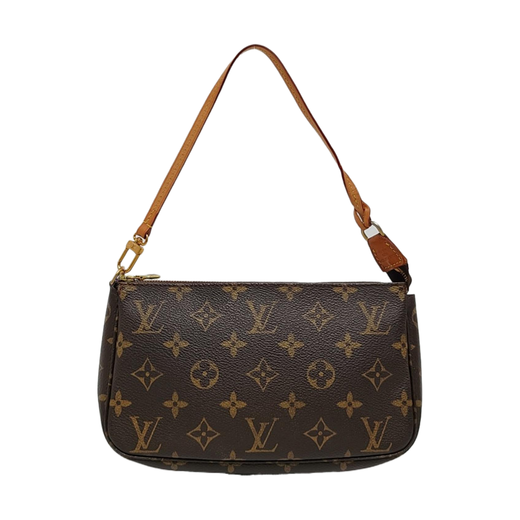 ACCESSOIRES Monogram Coated Canvas Brown