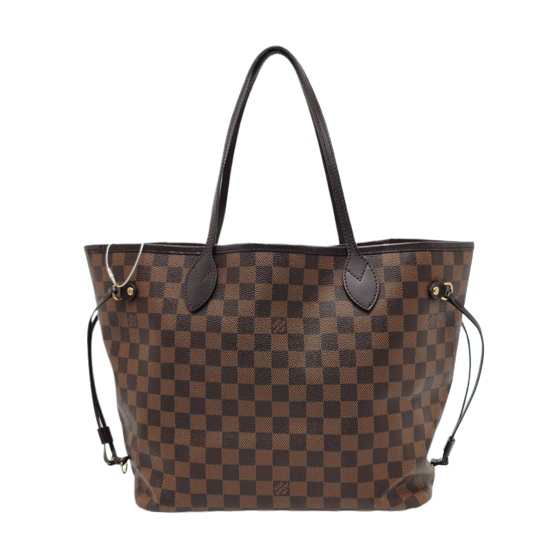 NEVERFULL MM Damier Ebene Coated Canvas Brown