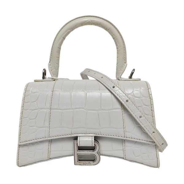 Hourglass XS Calfskin White