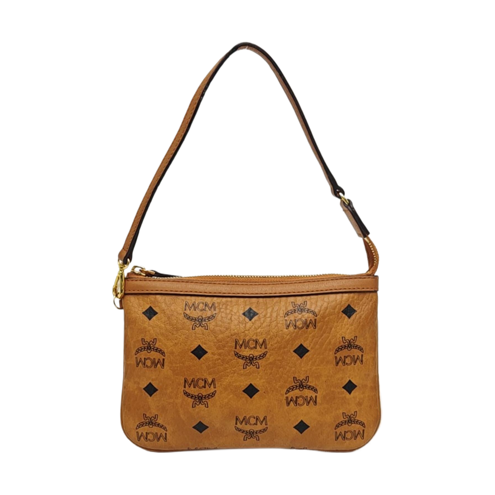 LIZ Monogram Coated Canvas Brown