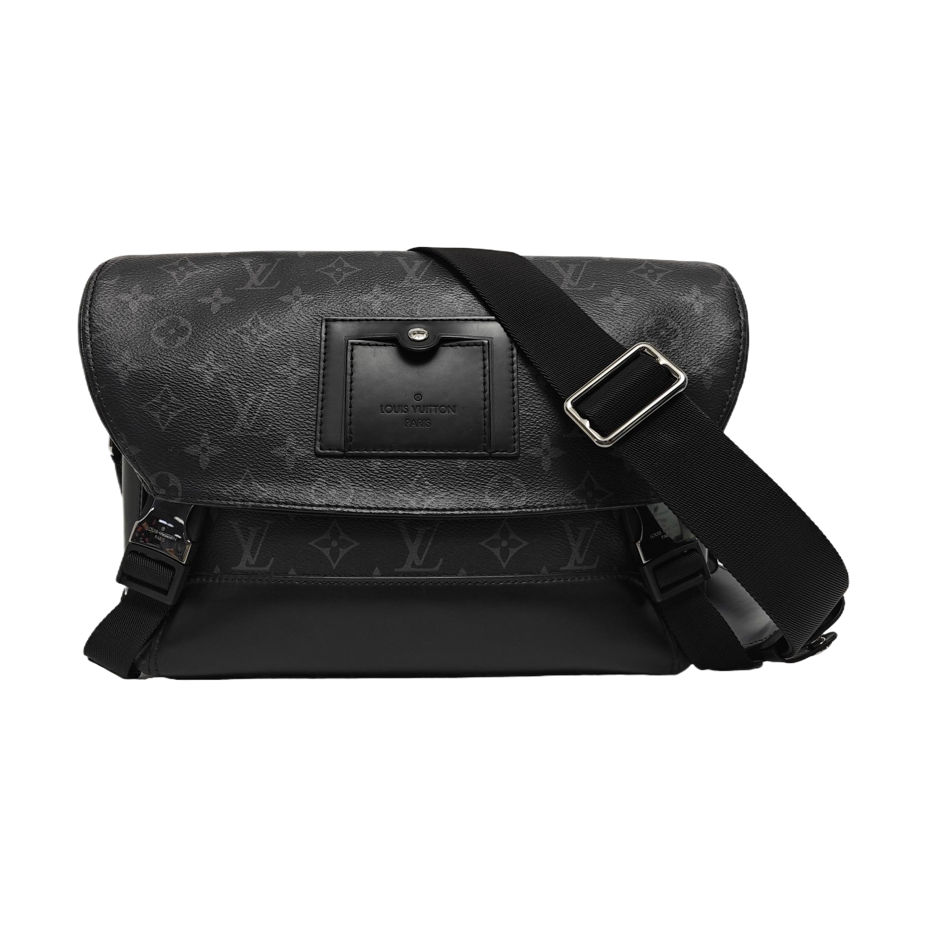 VOYAGER PM Monogram Coated Canvas Black