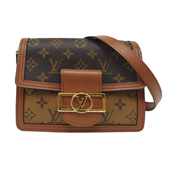DAUPHINE Mini Coated Canvas Brown
