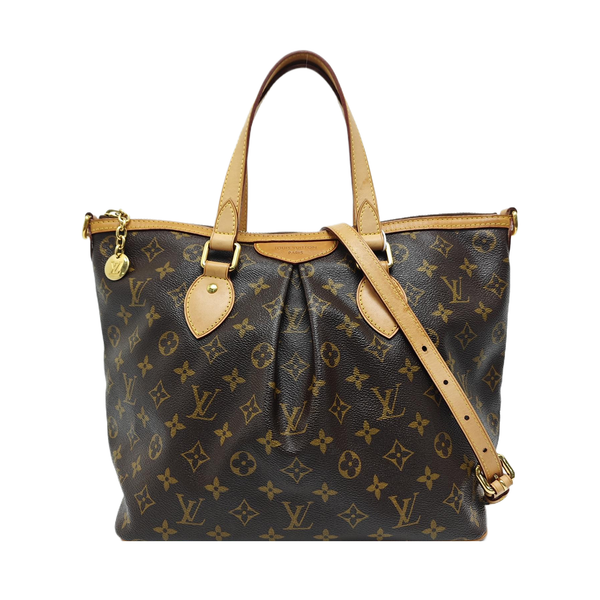 PALERMO PM Monogram Coated Canvas Brown