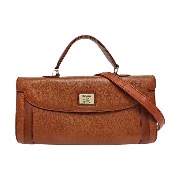 Calfskin Shoulder Bag Brown