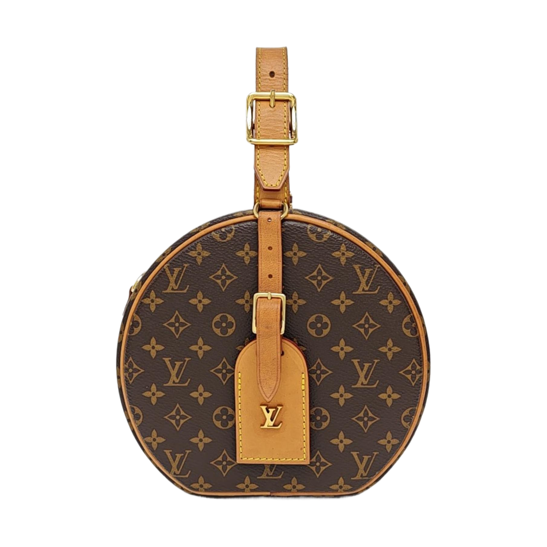 BOITE CHAPEAU PM Monogram Coated Canvas Brown