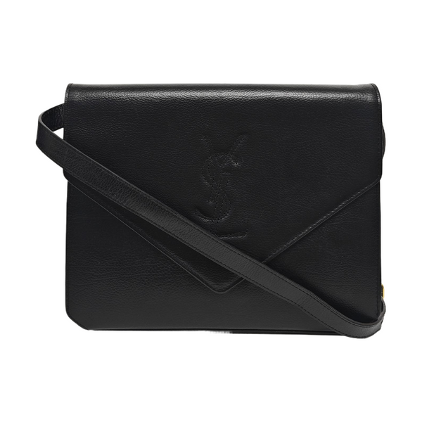 Calfskin Shoulder Bag Black