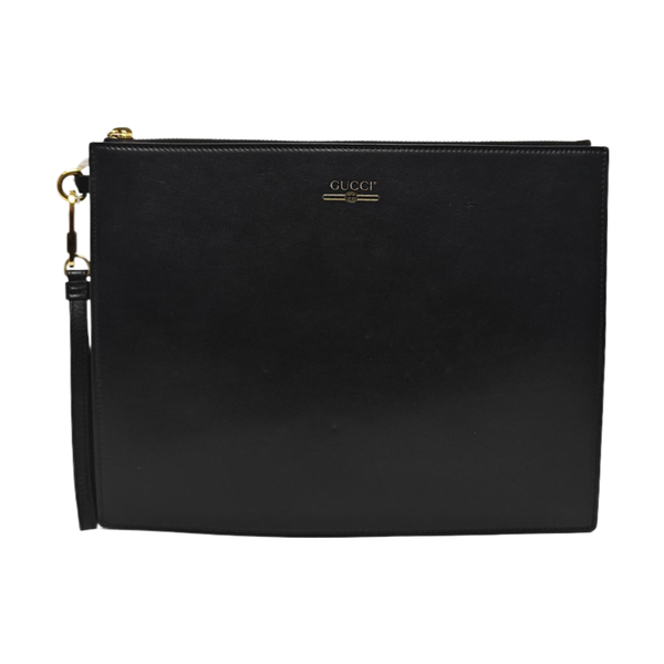 Calfskin Clutch Black