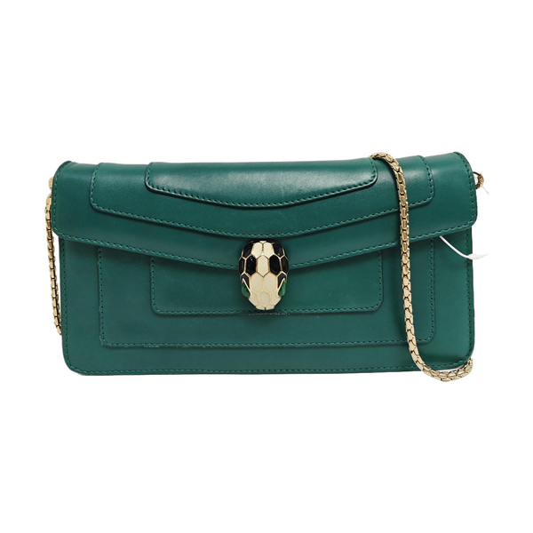 SERPENTI FOREVER Calfskin Green