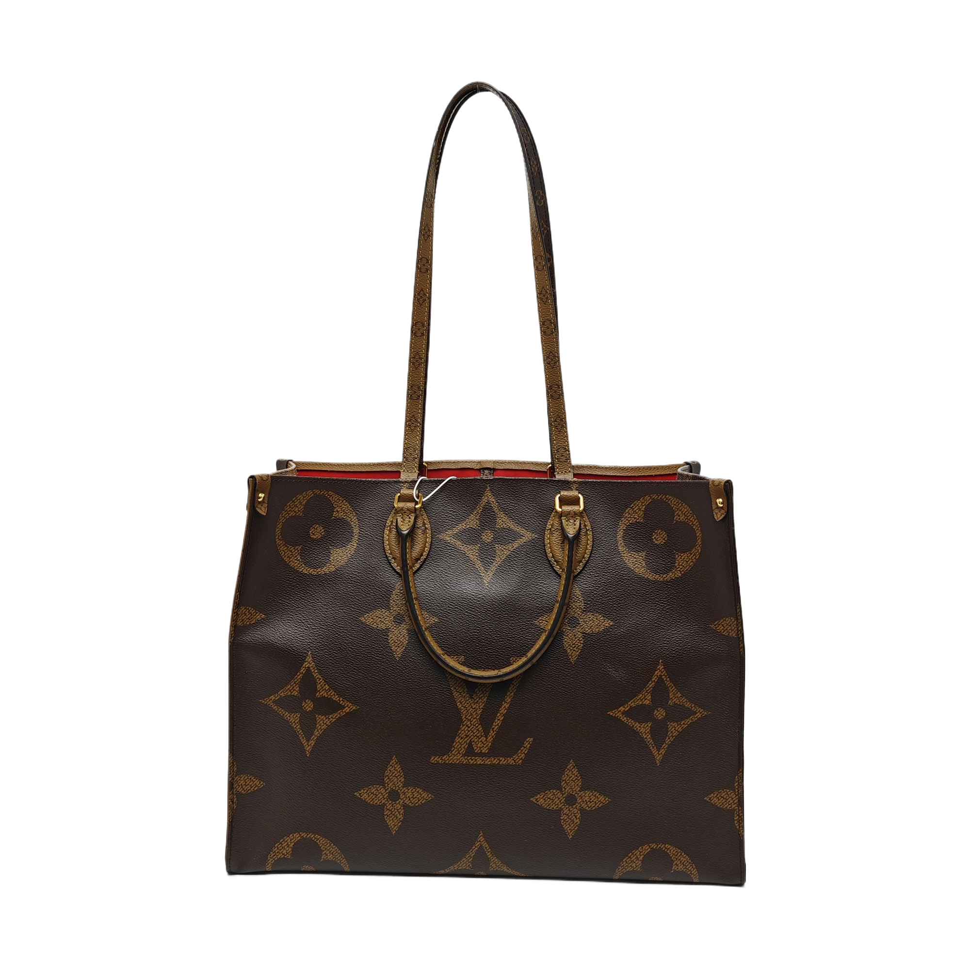 ONTHEGO GM Monogram Coated Canvas Brown