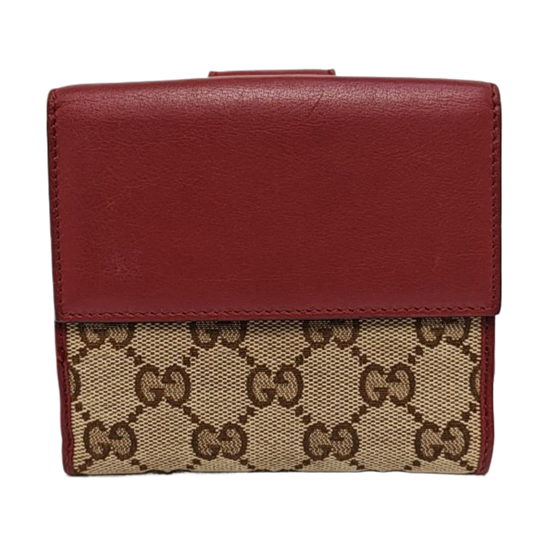 Monogram Fabric Wallet Beige