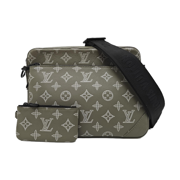 DUO Monogram Calfskin Green